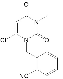 2-[(6-氯-3,4-二氢-3-甲基-2,4-二氧代-1(2H)-嘧啶基)甲基]苯甲腈